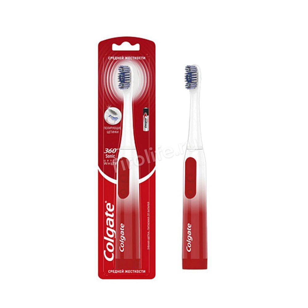 Электрическая зубная щетка Colgate 360 Sonic Optic White