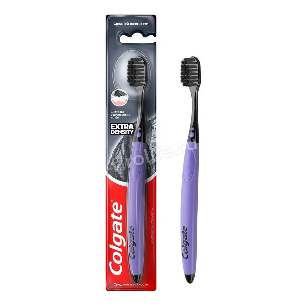 Зубная щетка средней жесткости Colgate Extra Densiti