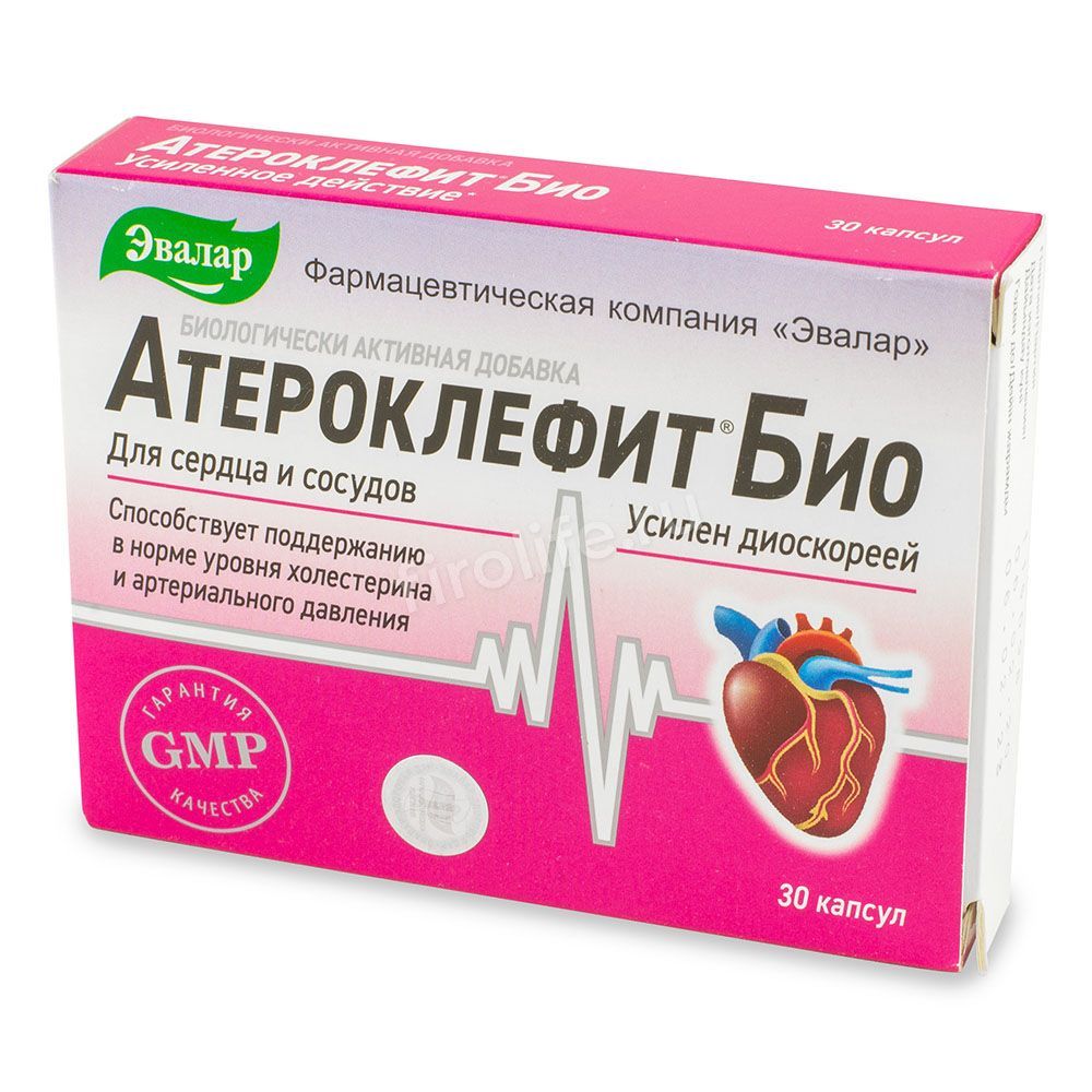 Атероклефит Био капсулы 30 шт (250 мг) Эвалар