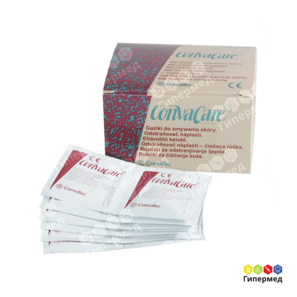 Cалфетки очищающие от адгезива ConvaCare