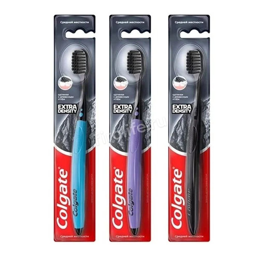 Зубная щетка средней жесткости Colgate Extra Densiti