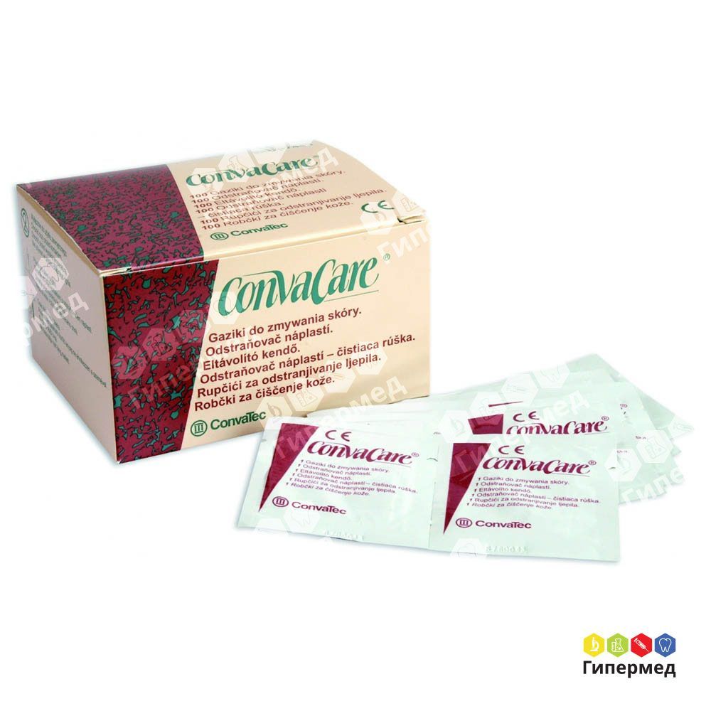 Cалфетки очищающие от адгезива ConvaCare