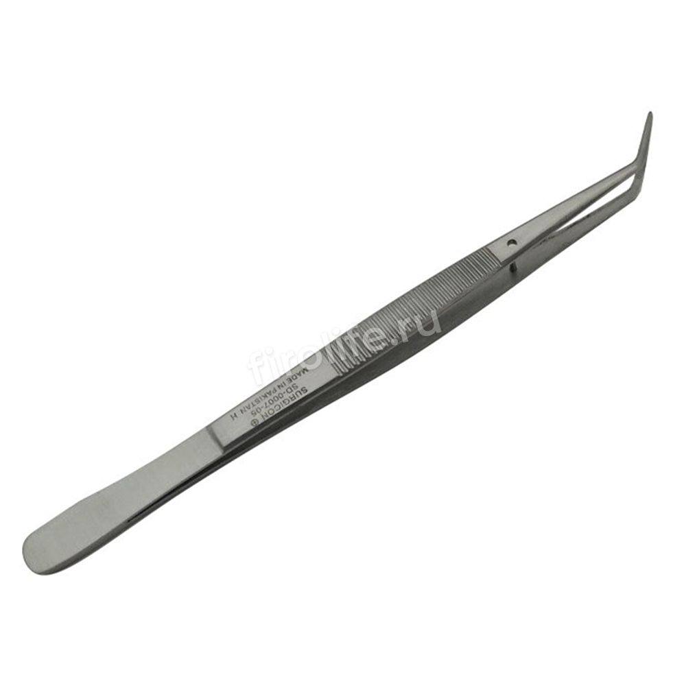 Пинцет зубной изогнутый 147 мм Surgicon, SD-0007-05