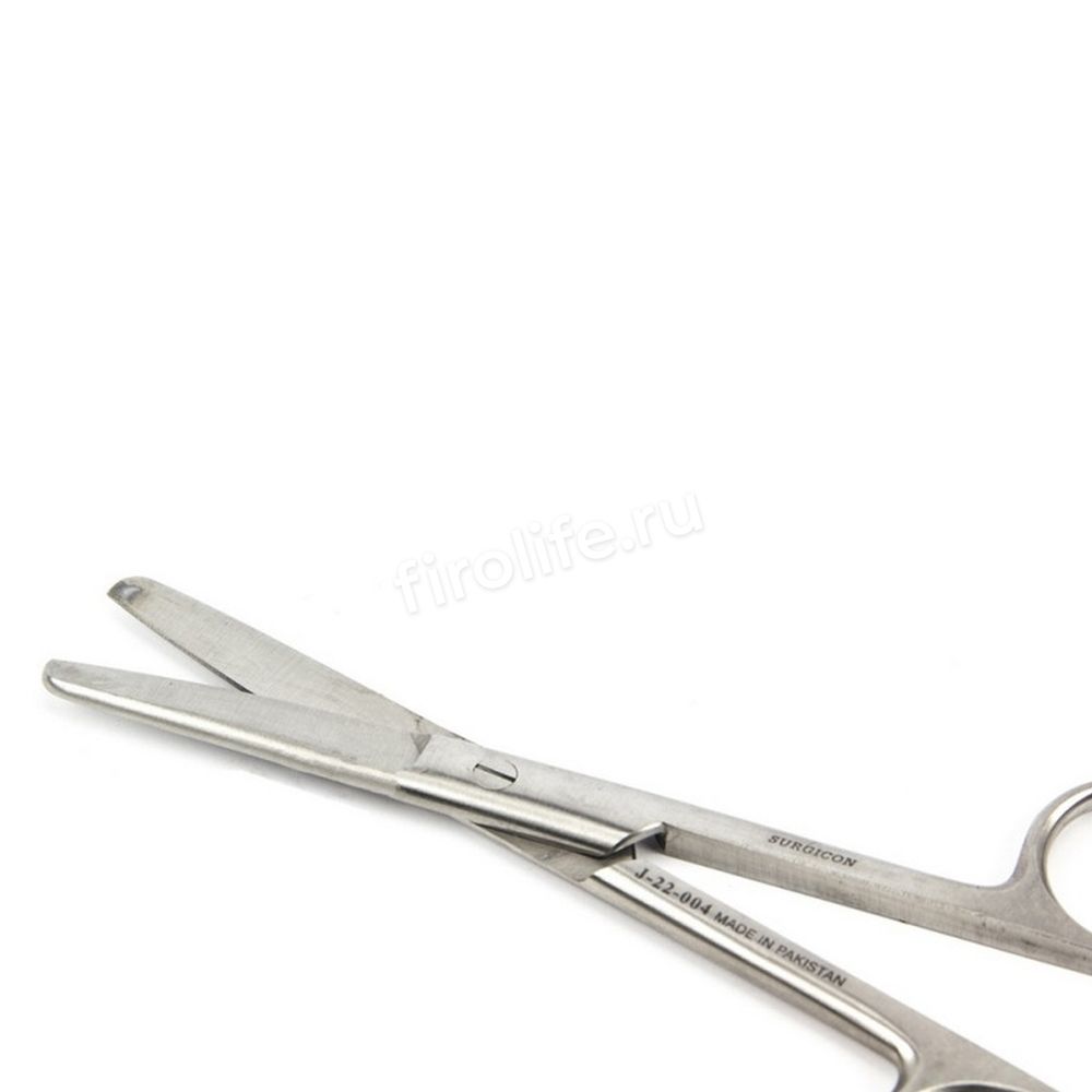 Ножницы прямые тупоконечные 140 мм Surgicon, J-22-004