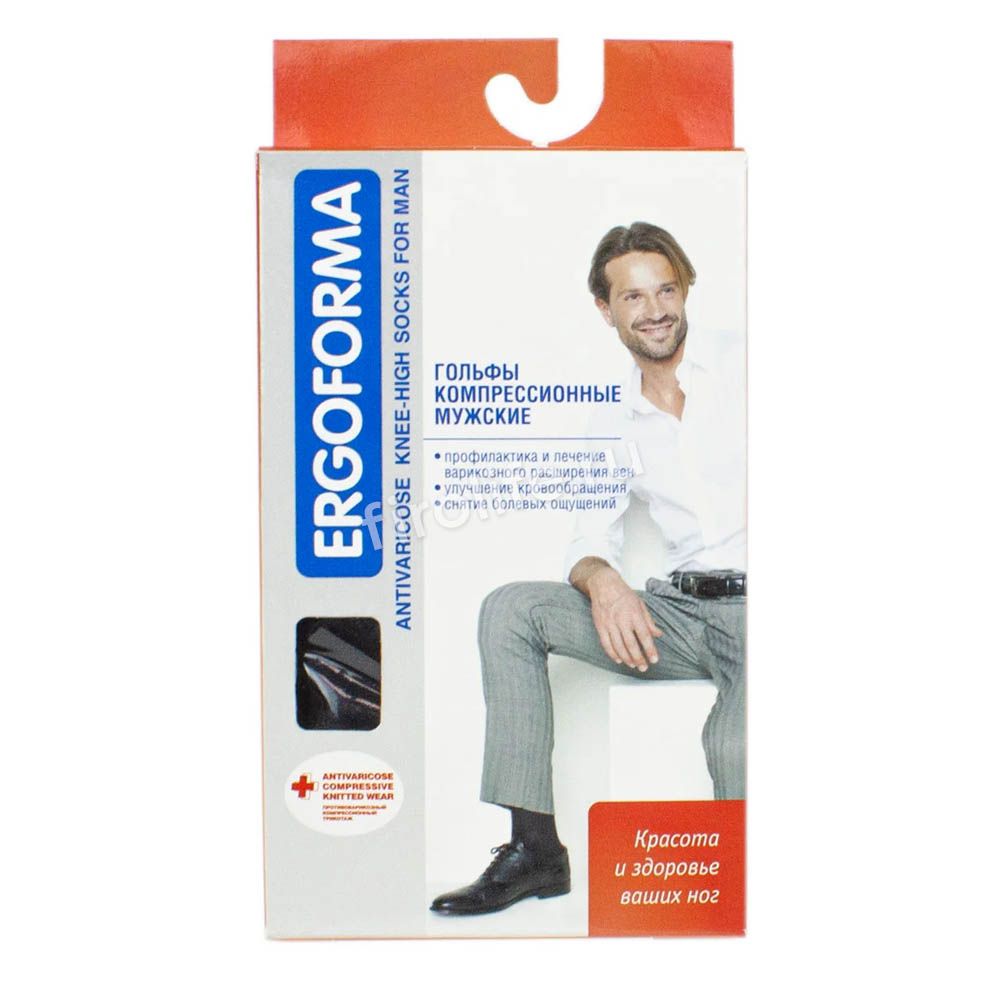 Компрессионные гольфы мужские Ergoforma 312 (1 класс компр.)