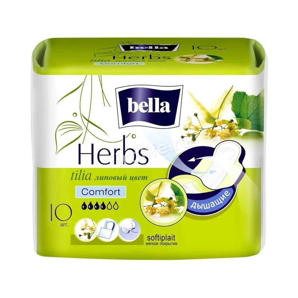 Прокладки женские bella Herbs tilia сomfort, липа