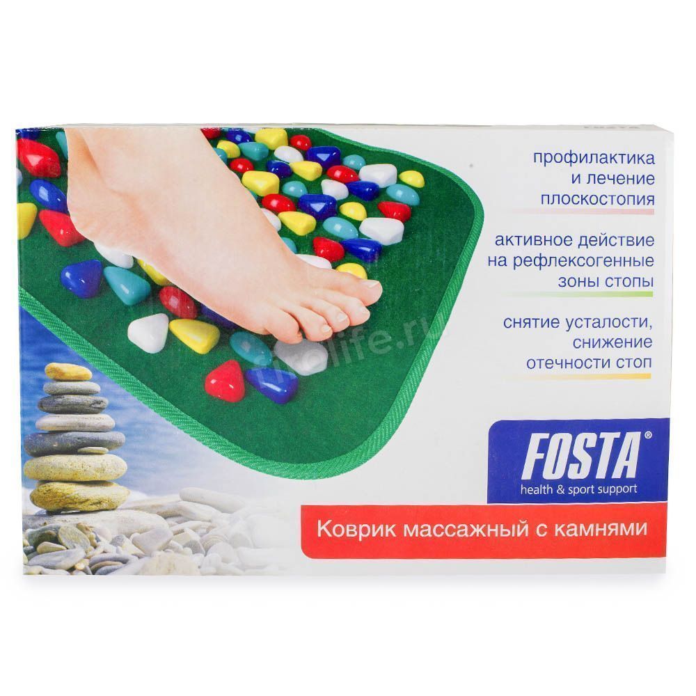 Аппликатор (коврик массажный с камнями) F 0812