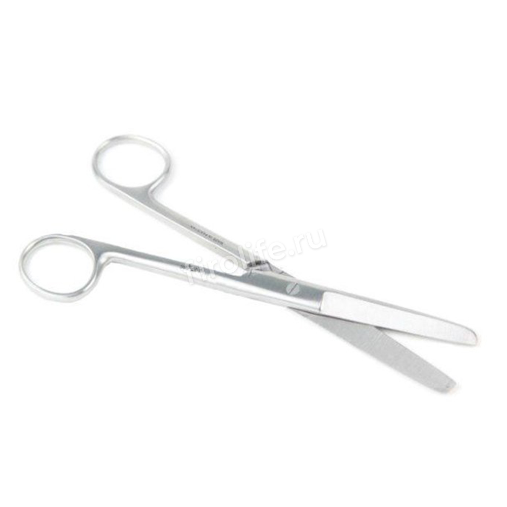 Ножницы тупоконечные, прямые, 170мм Surgicon, J-22-006