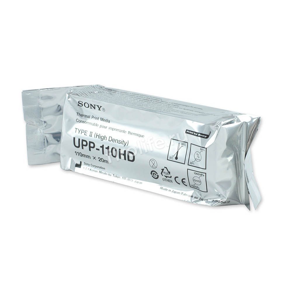 Бумага для УЗИ UPP-110HD SONY 110мм x 20м