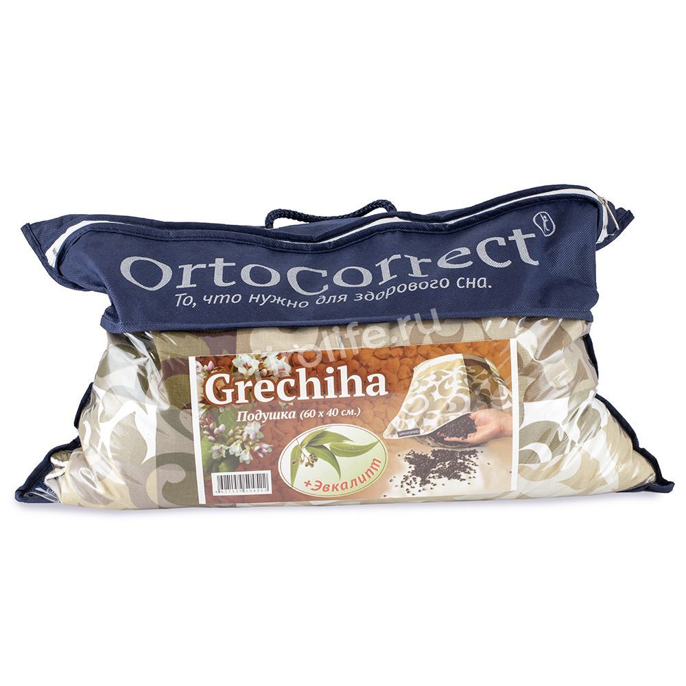 Подушка анатомическая (гречиха + эвкалипт) OrtoCorrect
