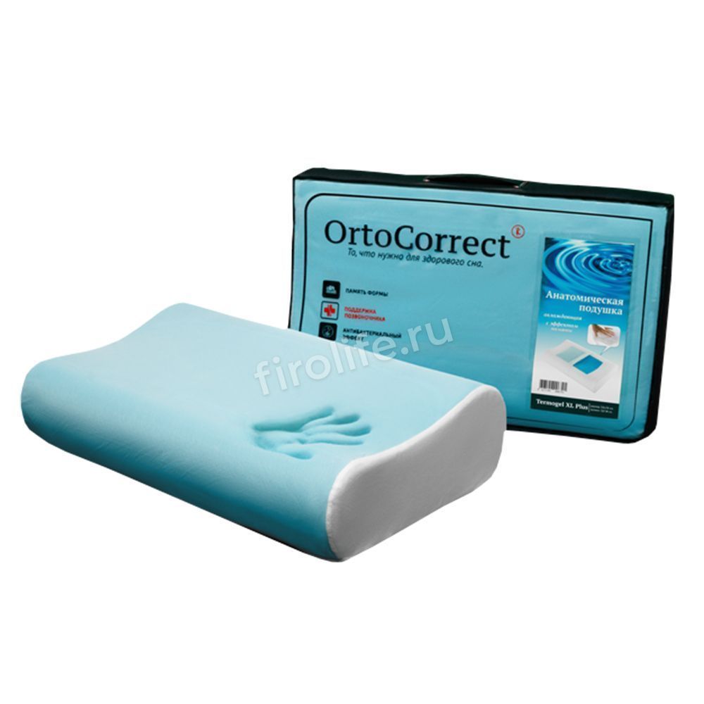 Подушка Termogel Plus Ortocorrect с охлаждающим эффектом