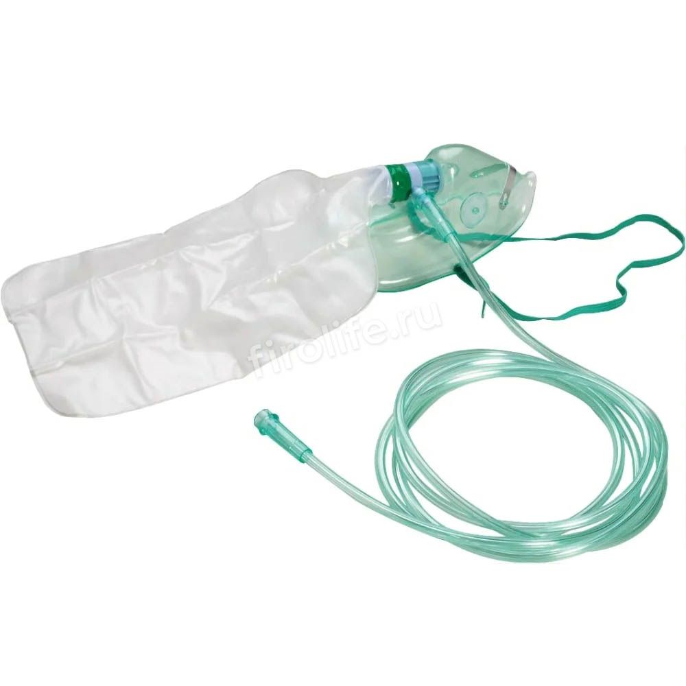 Маска кислородная с мешком и удлинительной трубкой FS931 (Alba Healthcare)