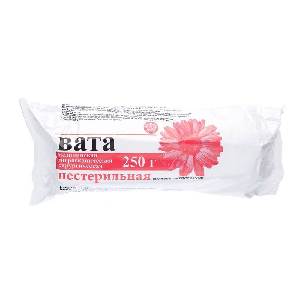 Вата хирургическая нестерильная Ника (Розовый фламинго)