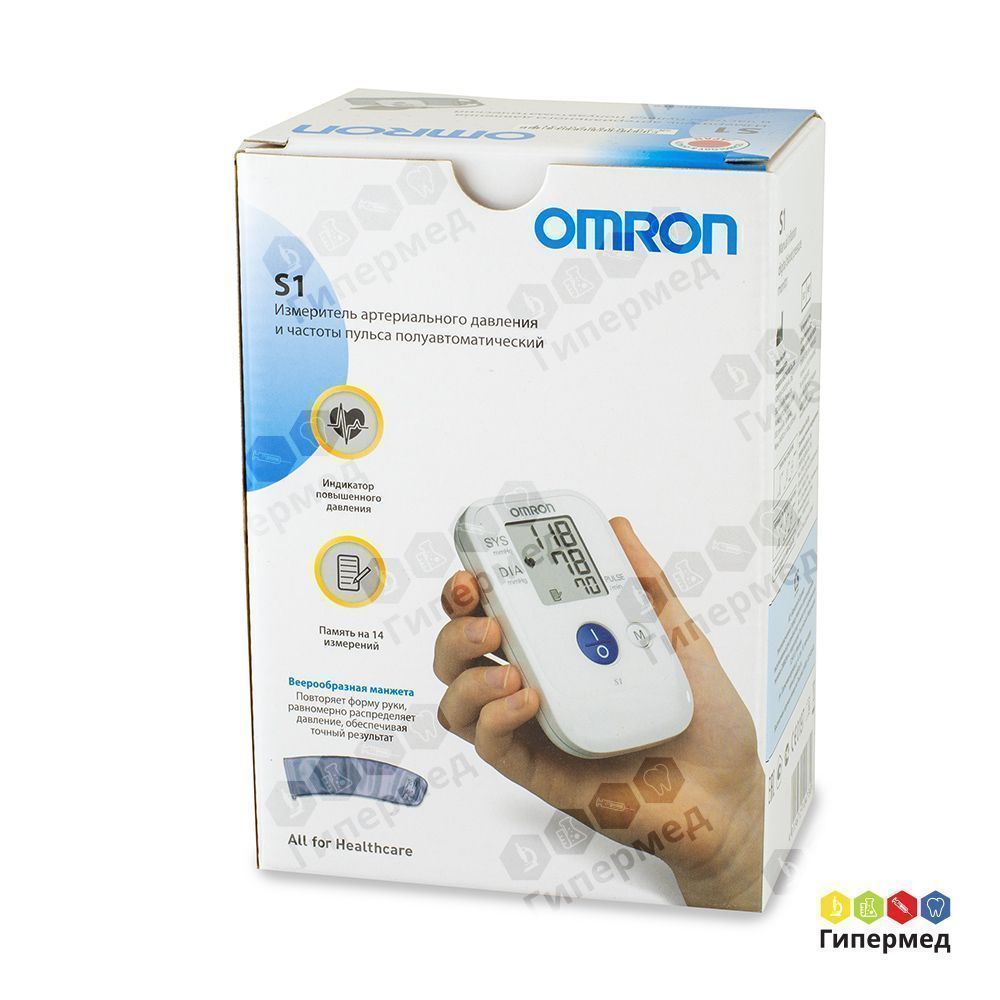 Тонометр полуавтоматический OMRON S1 (НЕМ-4030-RU)
